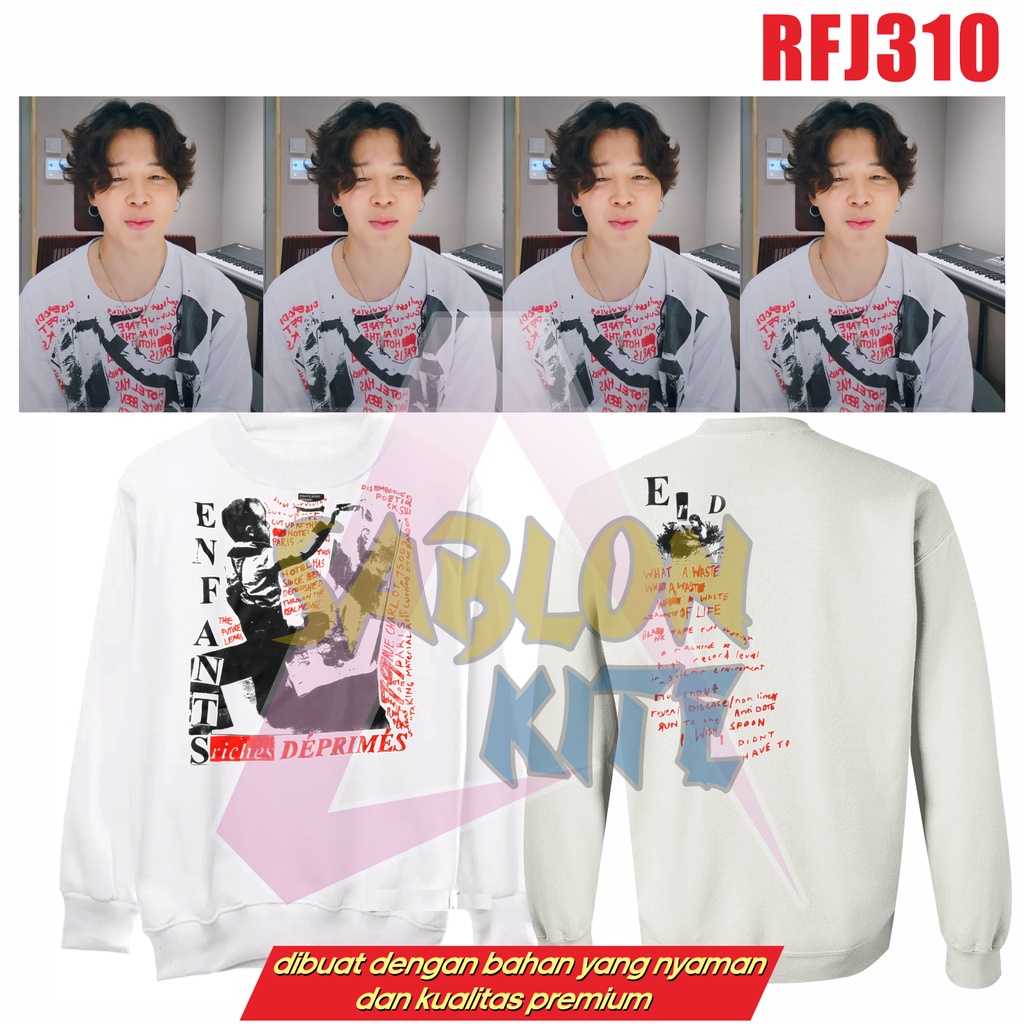 MURAH!!! SWEATER JIMIN ENFAN BABY RFJ310 UNISEX