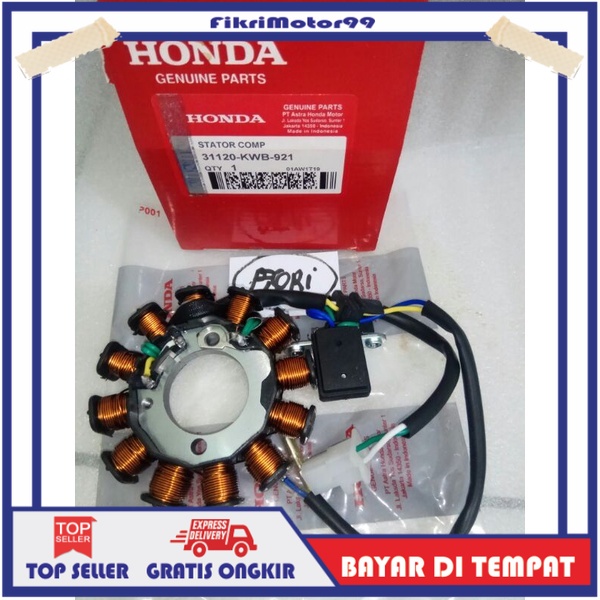 Spul Assy Motor Honda Blade 110 - Revo Absolute Kode 31120-KWB-921