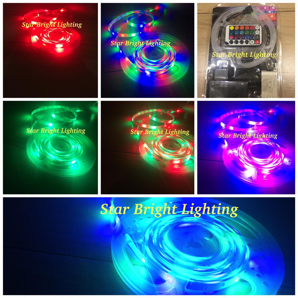  LED  STRIP RGB  2835 LED  STRIP 12  VOLT  PLUS ADAPTOR LED  