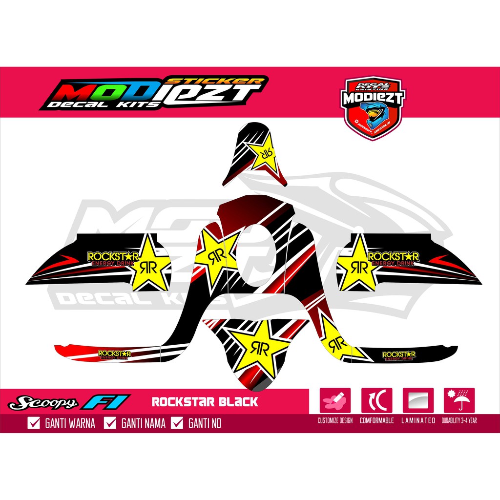 STIKER DECAL STRIPING CUTTING SCOOPY FI FREE STIKER