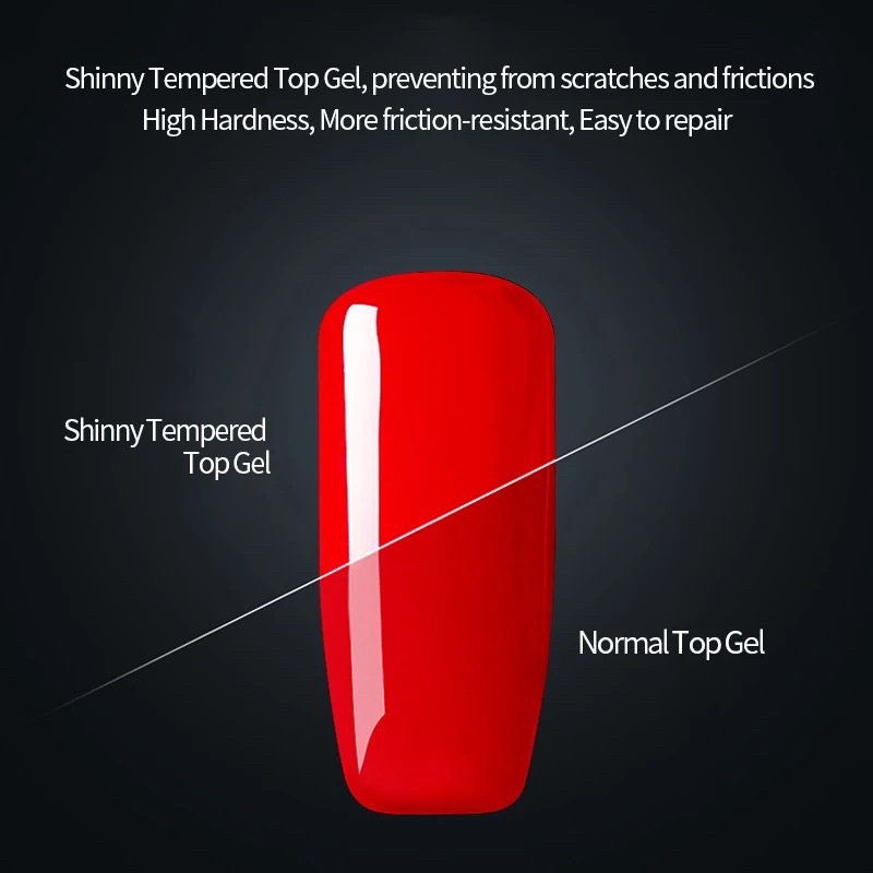 FS Long Lasting For 40 days Soak-off Base Gel/ Shinny Tempered Top Gel/ Reinforced Gel 15ml