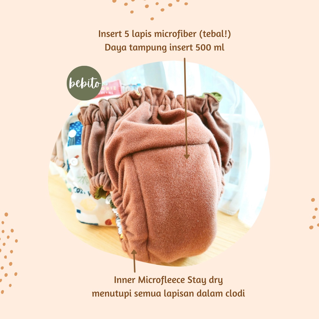 KLODIZ Maxipant Clodi Jumbo 16-32kg Popok Kain | BEBITO