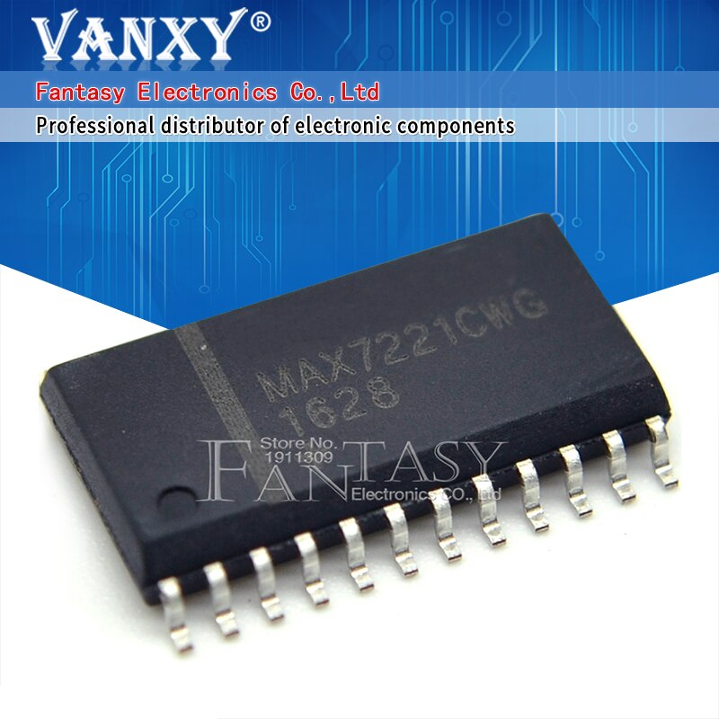 (Ready Stock) 5PCS MAX7221CWG SOP24 MAX7221 SOP SMD 7221CWG SOP-24