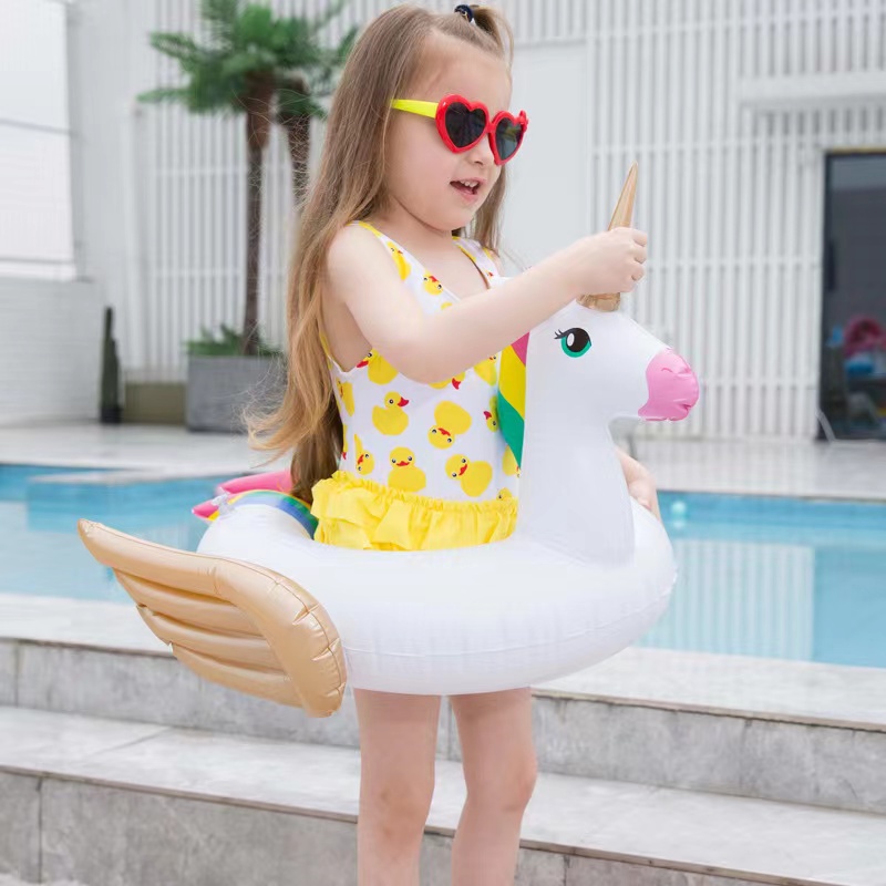 pelampung renang anak 3-8th mermaid unicorn bulat ban latihan 55cm