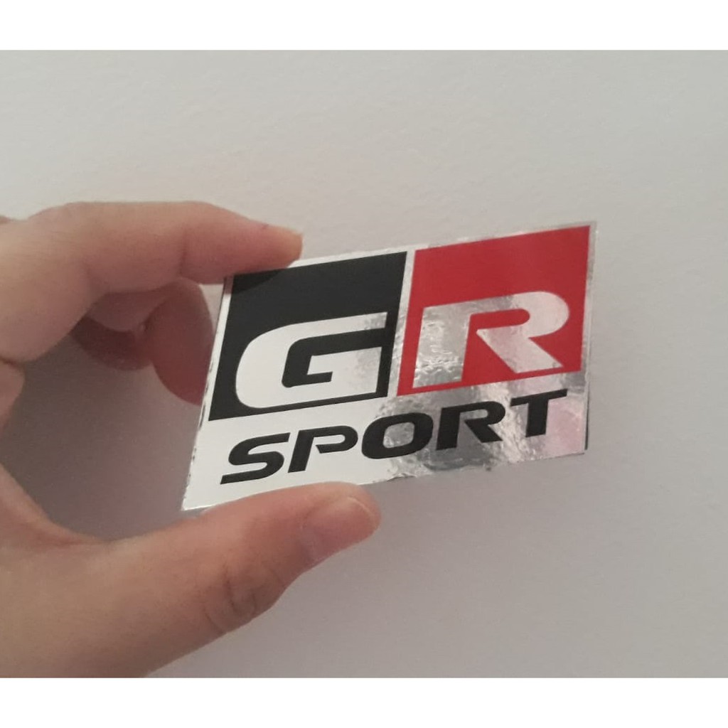 Emblem Stiker GR Sport Rush Raize Agya Fortuner 2021