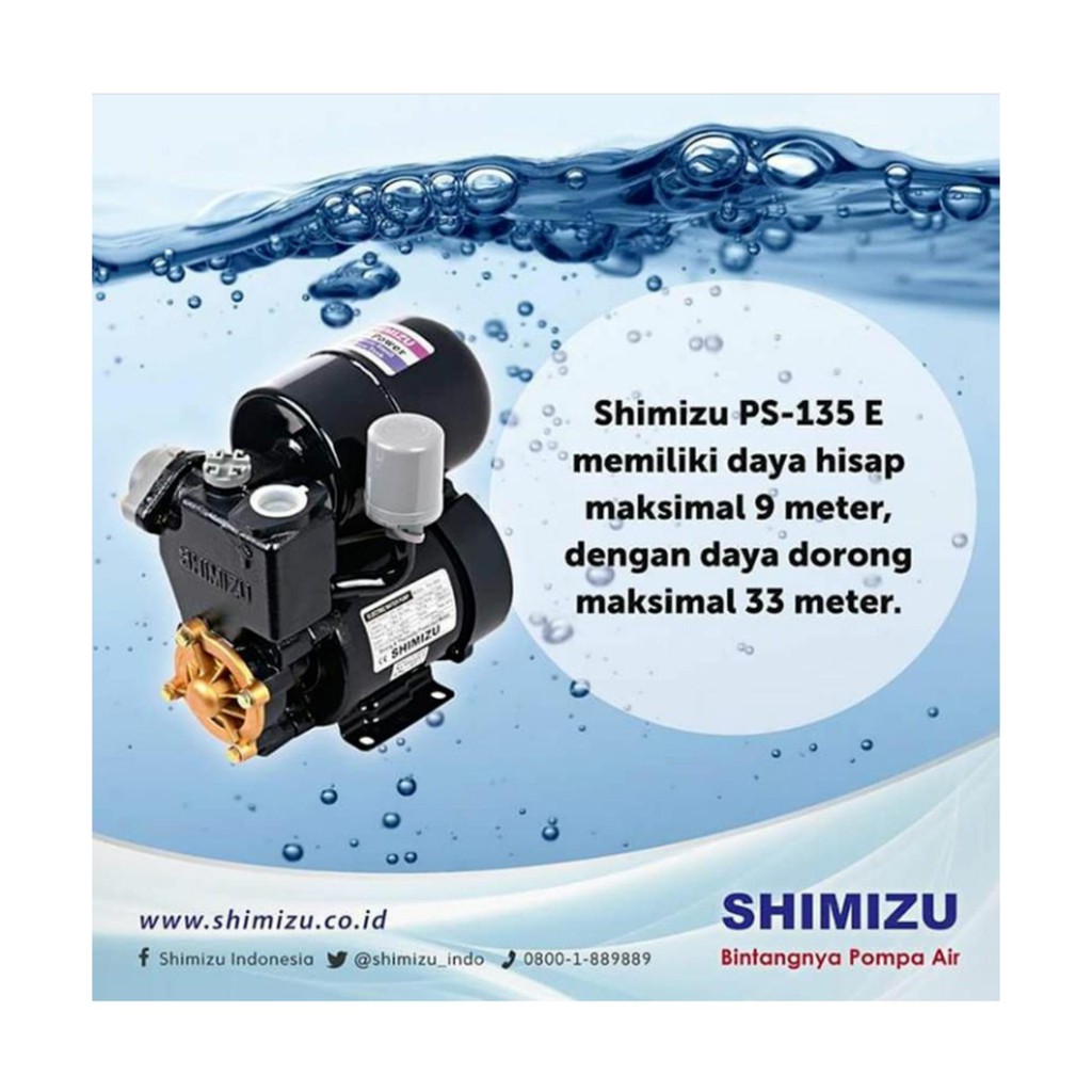PROMO Pompa Air Shimizu Ps 135 E Otomatis