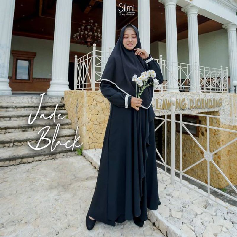 Dress Arafah Syari + Kimar Terbaru by Silmi