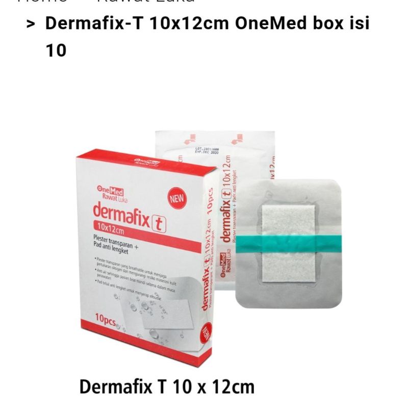 One Med Demafix - Plester Luka Pad Anti Air Transparan