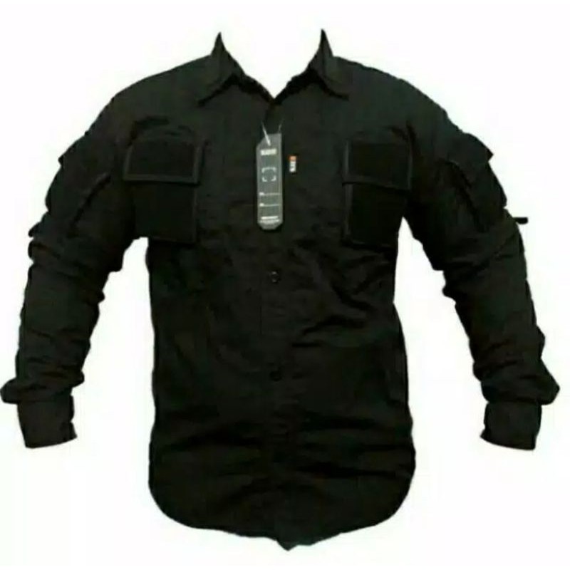 Kemeja tactical putih polos berkualitas/Kemeja pdl putih/Baju Putih Tactical
