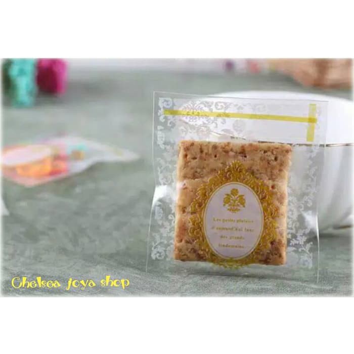

Plastik bungkus kue- cookies- permen- roti- asesoris- fancy/10x10cm