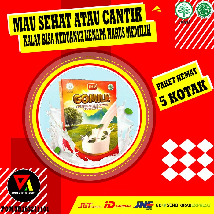 

[ Paket hemat ] gomilk beauty drink produk kecantikan cewek vitamin kulit wanita susu kambing etawa