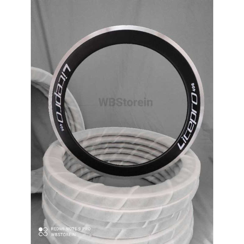 Velg Sepeda 20 Murni 406 LITEPRO 32 Hole / Rims Sepeda Minion/mini track/Seli Double Wall CNC 4cm