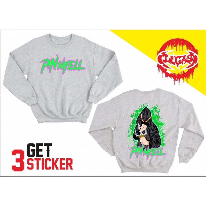 SWEATER PN NYELL PUTIH / JAKET PAGAR NUSA (COD)