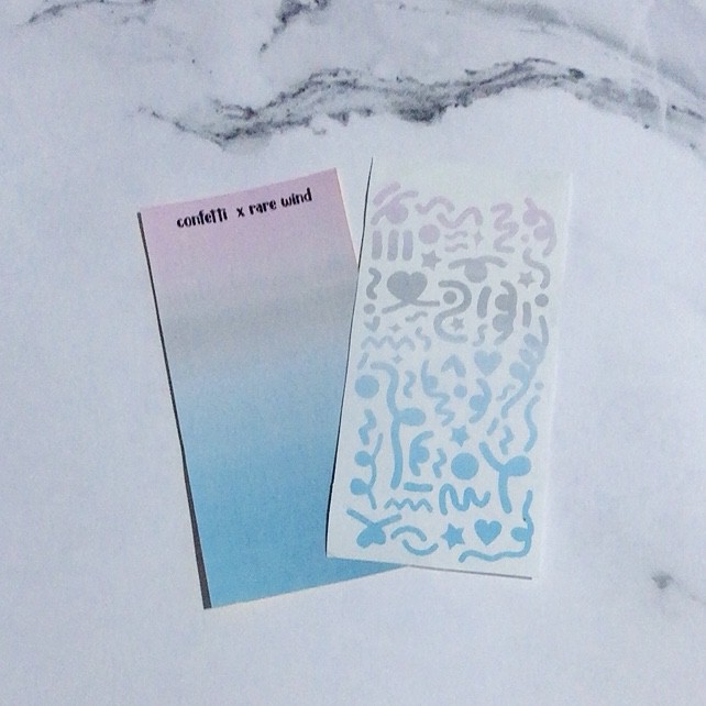 STIKER DECO - POLCOS GRADIENTS CONFETTI-4