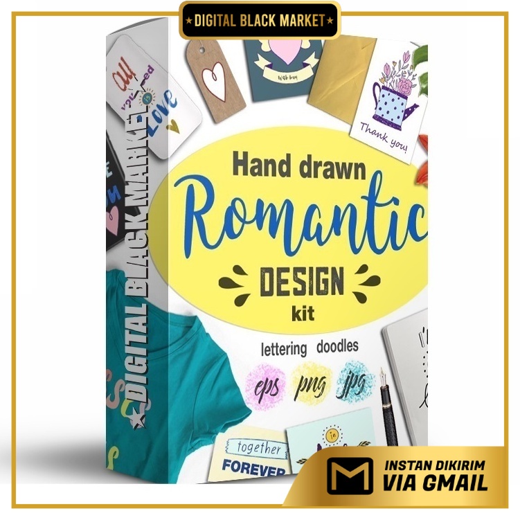 Romantic Design Kit - Vector Designs