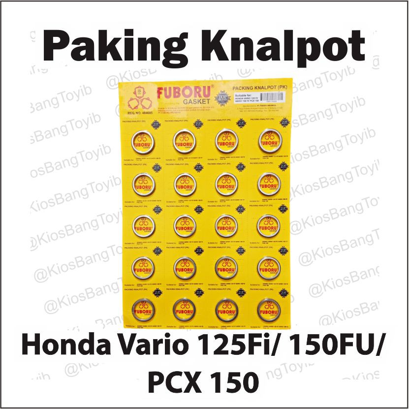 Packing Gasket Ring Knalpot/  Paking Knalpot Honda Vario 125FI, 150 FU, PCX150  &quot;Fuboru&quot;