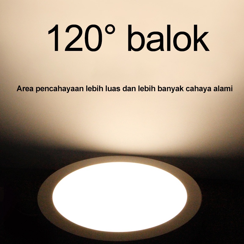 Golden LED PANEL LIGHT LAMPU DOWNLIGHT PANEL LED 6W 12W LAMPU LED RATA PLAFON INBOW BULAT &amp; KOTAK LED DOWNLIGHT PUTIH KUNING