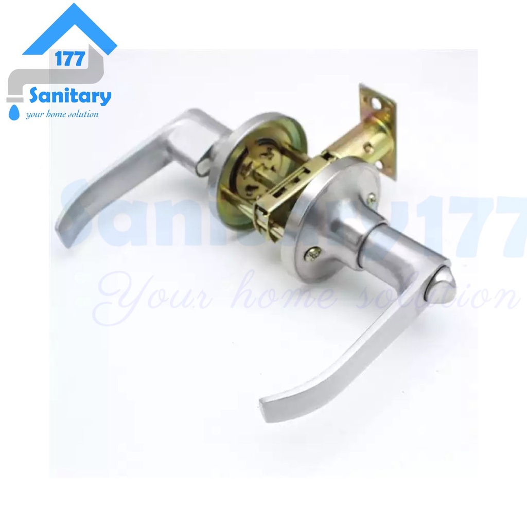 Kunci Bulat Stainless onassis 8752- Handle Pintu Kayu Pvc Pegangan Pintu Knop Door Lock stenlis tebal minimalis onasis Sanitary177