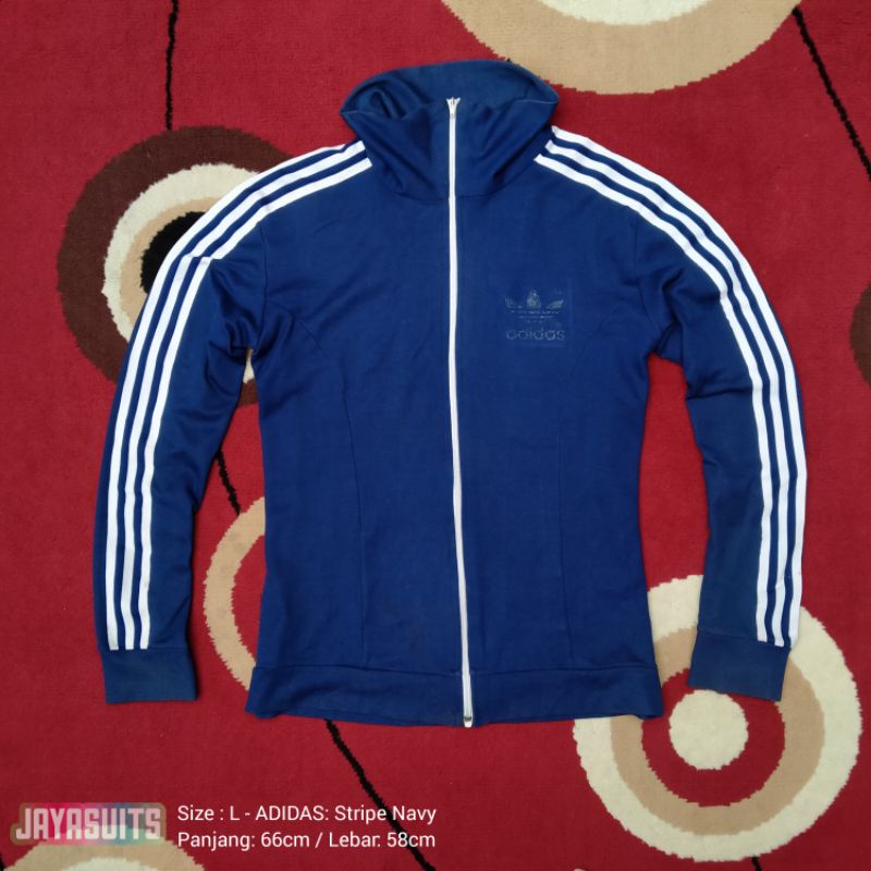 Jaket ADIDAS Trefoil : Tapped Stripe Tracktop