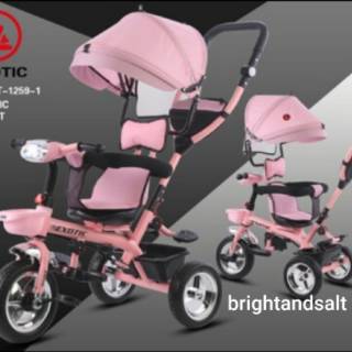  SEPEDA  RODA TIGA TRICYCLE STROLLER ANAK  EXOTIC  ET  1259  1 