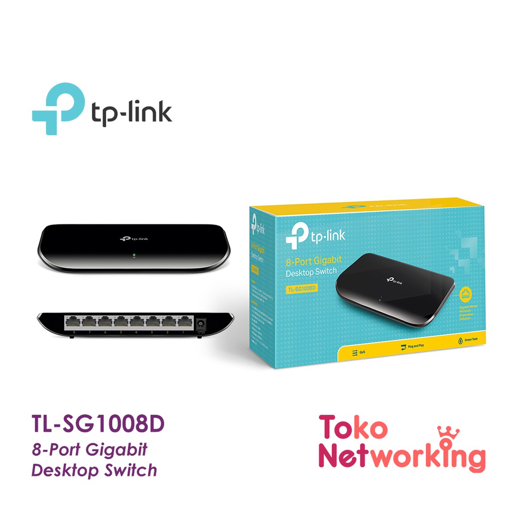 TP-LINK TL-SG1008D: 8-Port Gigabit Desktop Switch