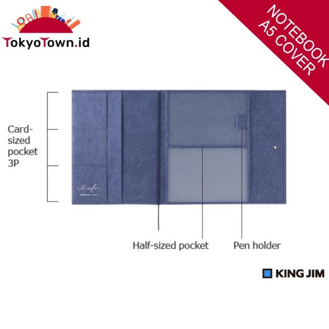 

KING JIM +KRAFT Notebook Cover # Kokuyo, Midori, Leuchtturm