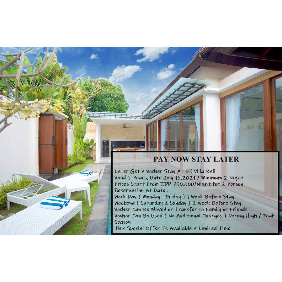 Voucher HK Villa Bali