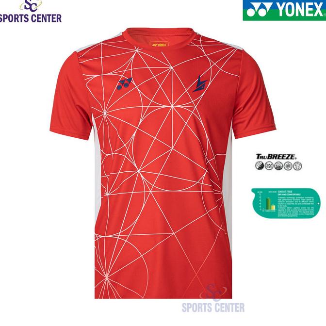 ORIGINAL New Limited Kaos / Jersey Yonex Lindan Edition 1808 COC Fiery Red