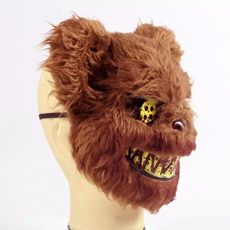 scary teddy bear mask