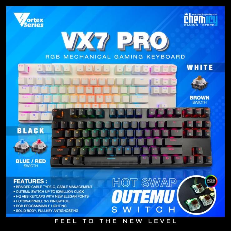 Vortex Vx7 Pro Rgb Hotswap Mechanical Gaming Keyboard