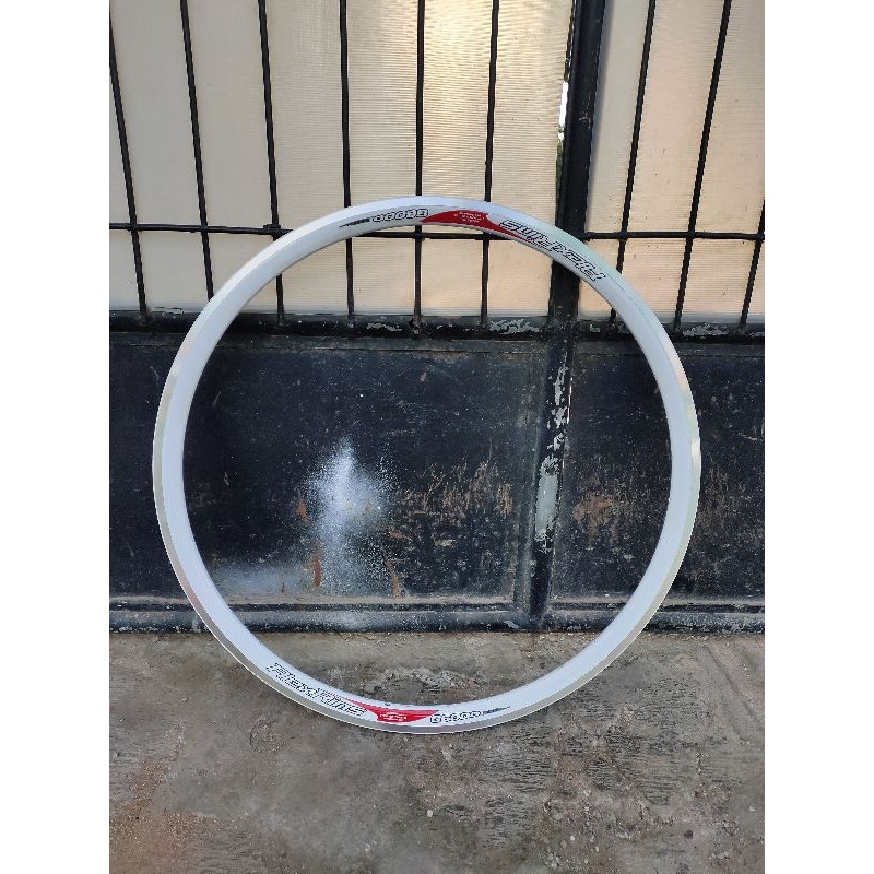 rims velg sepeda balap fixie 700c Alexrims G6000 putih 36h