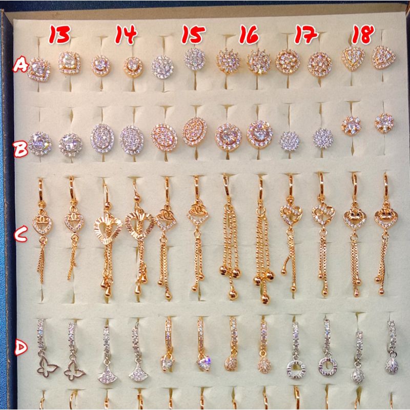 La Vienne - Anting Titanium Wanita - 5 Variasi Magdalena