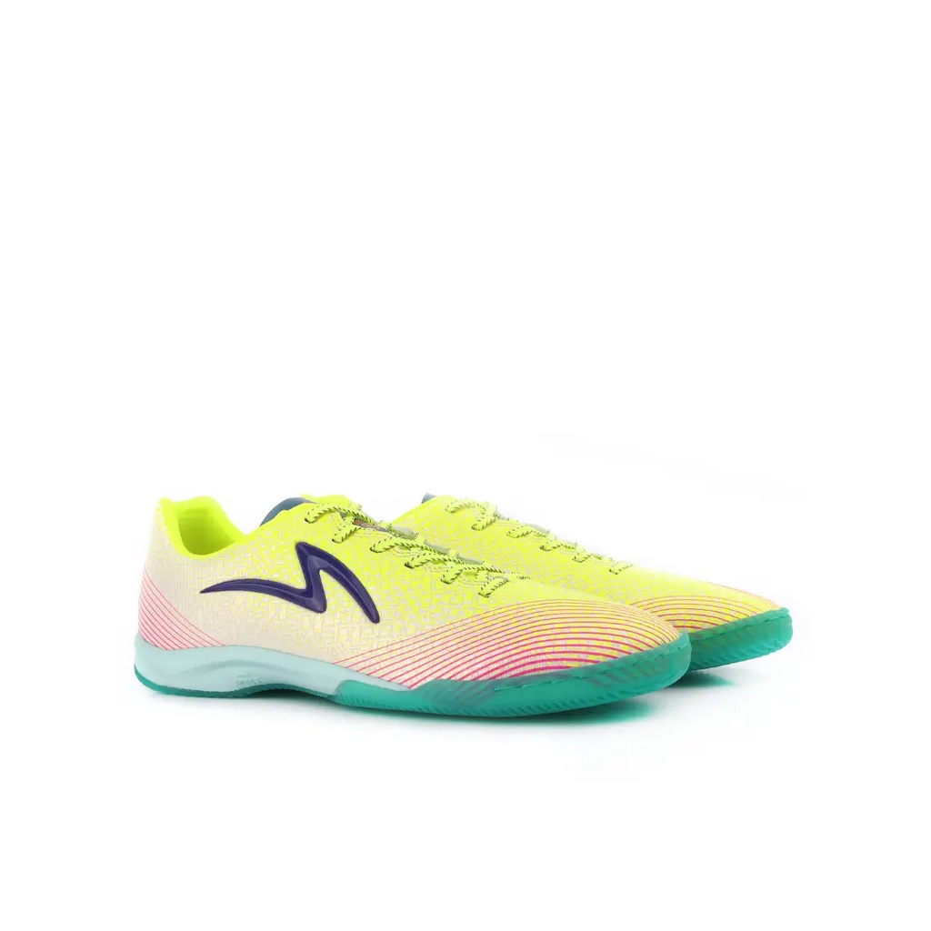 Sepatu Futsal Specs LS Omega Runtuboy In Cloud Cream Safety Yellow Breeze