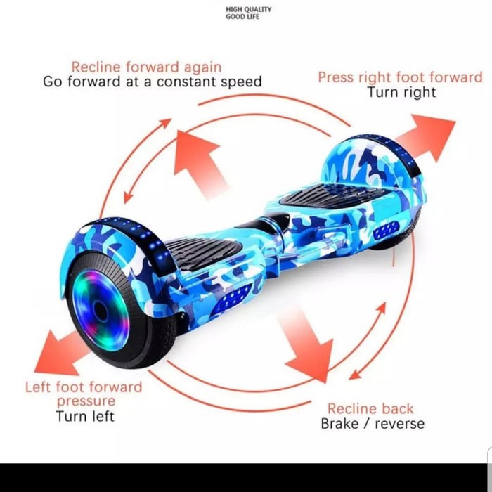 Smart Balance Wheel 6,5 inch New Bluetooth Led / Hoverboard LED