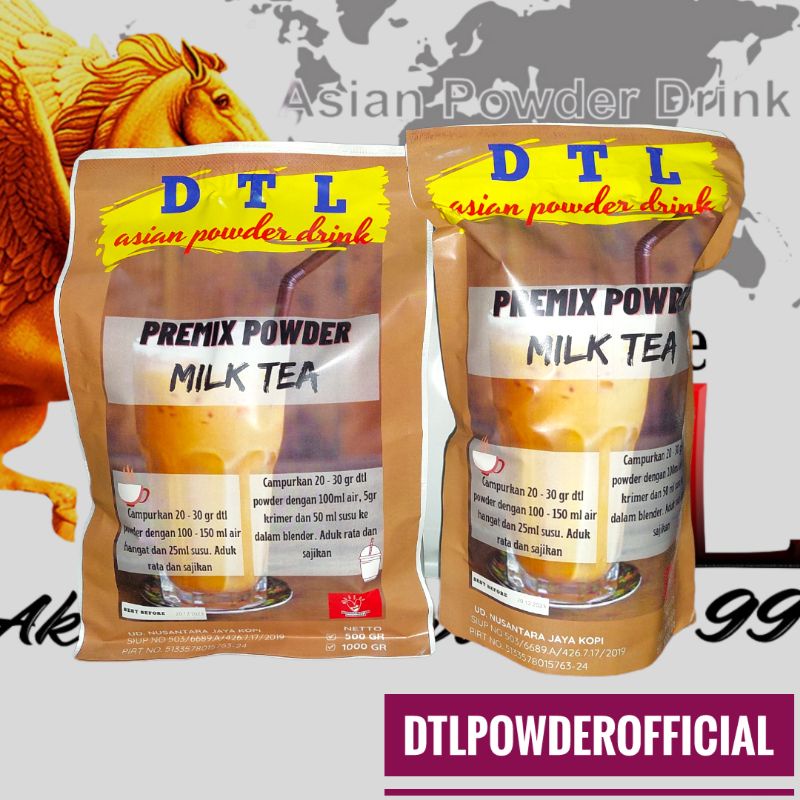 

BUBUK MINUMAN PREMIX RASA MILK TEA/ POWDER DRINK