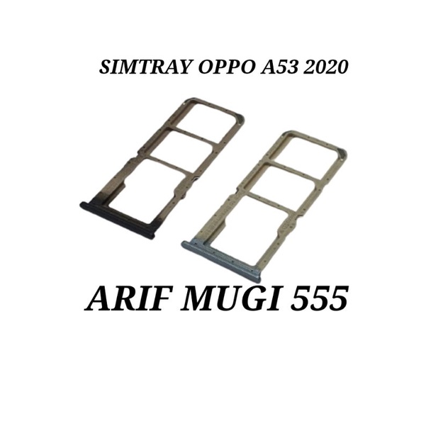 SIMTRAY SLOT SIM CARD TEMPAT KARTU SIM OPPO A53 2020 ORIGINAL