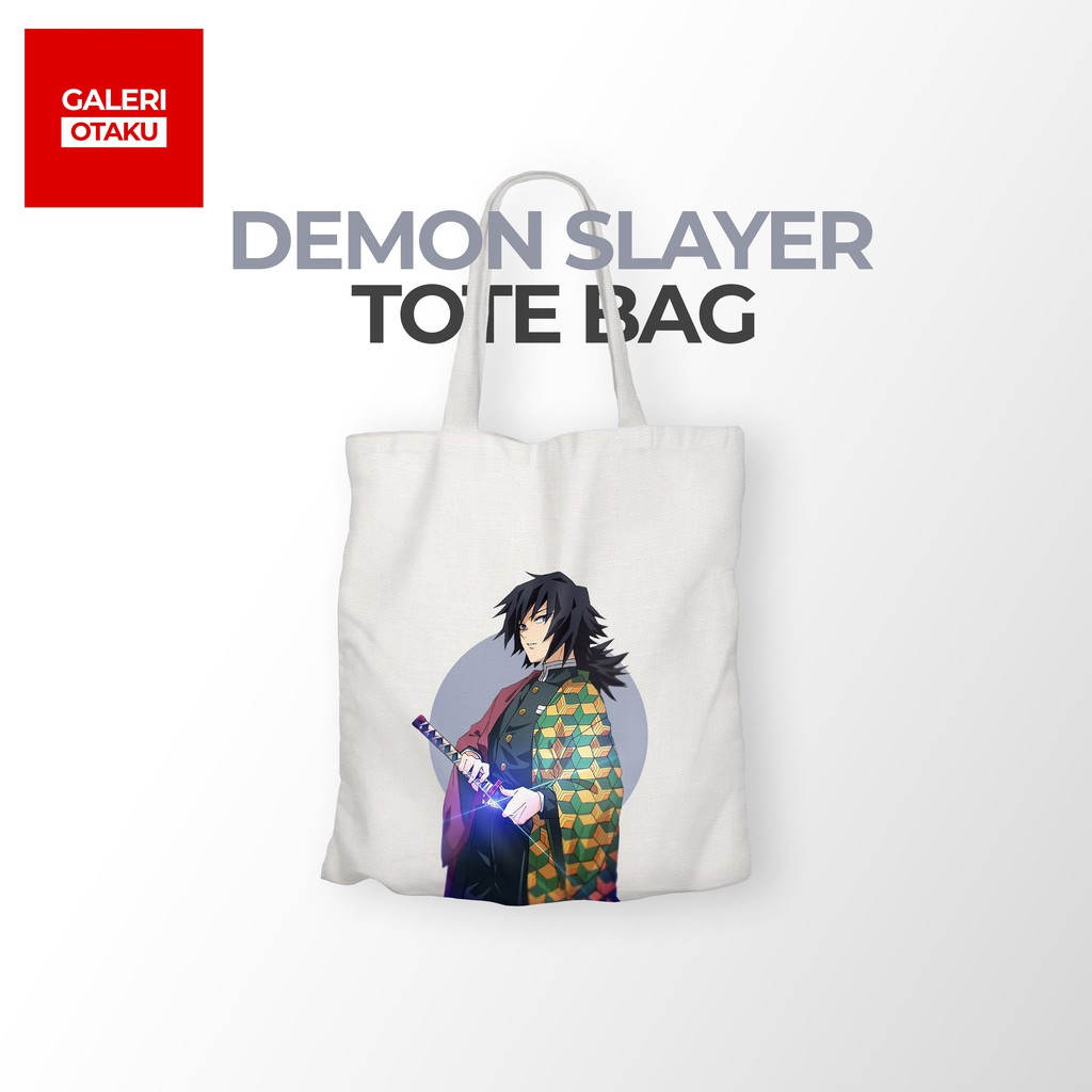 TOTE BAG KANVAS TOMIOKA GIYUU / DEMON SLAYER / KIMETSU NO YAIBA