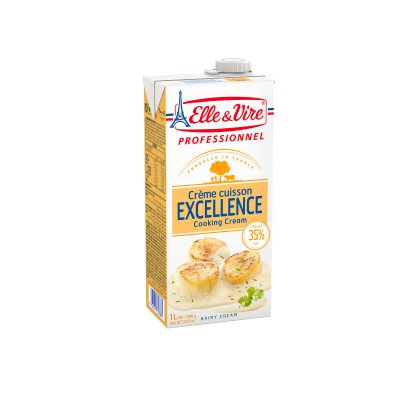 

ELLE & VIRE EXCELLENCE COOKING CREAM 1 LITER KHUSUS GRAB GOJEK