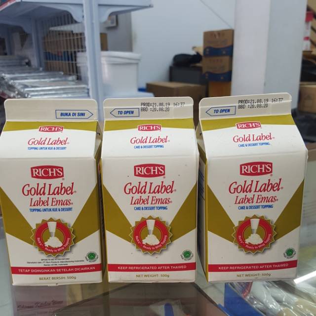 

Whipping Cream Richs Gold Label 500grm