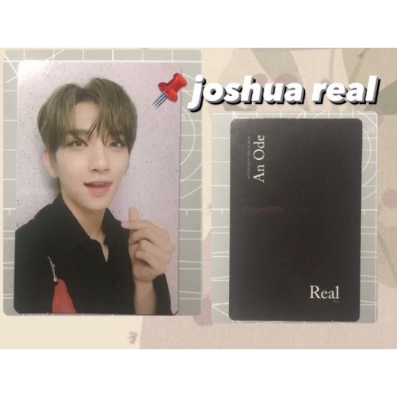 Photocard SEVENTEEN An Ode JOSHUA (REAL vers)