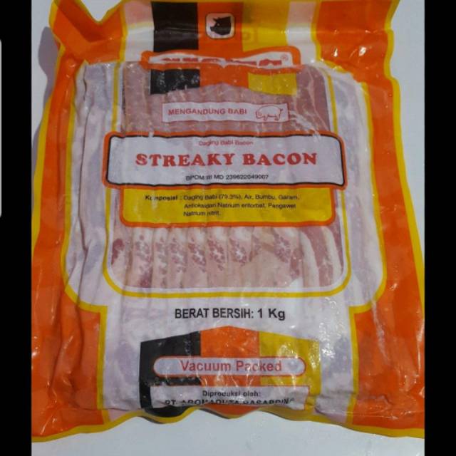 

Streaky bacon