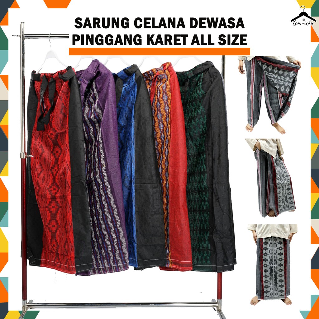 Sarung Celana Karet Gajah Jaya Dewasa All Size