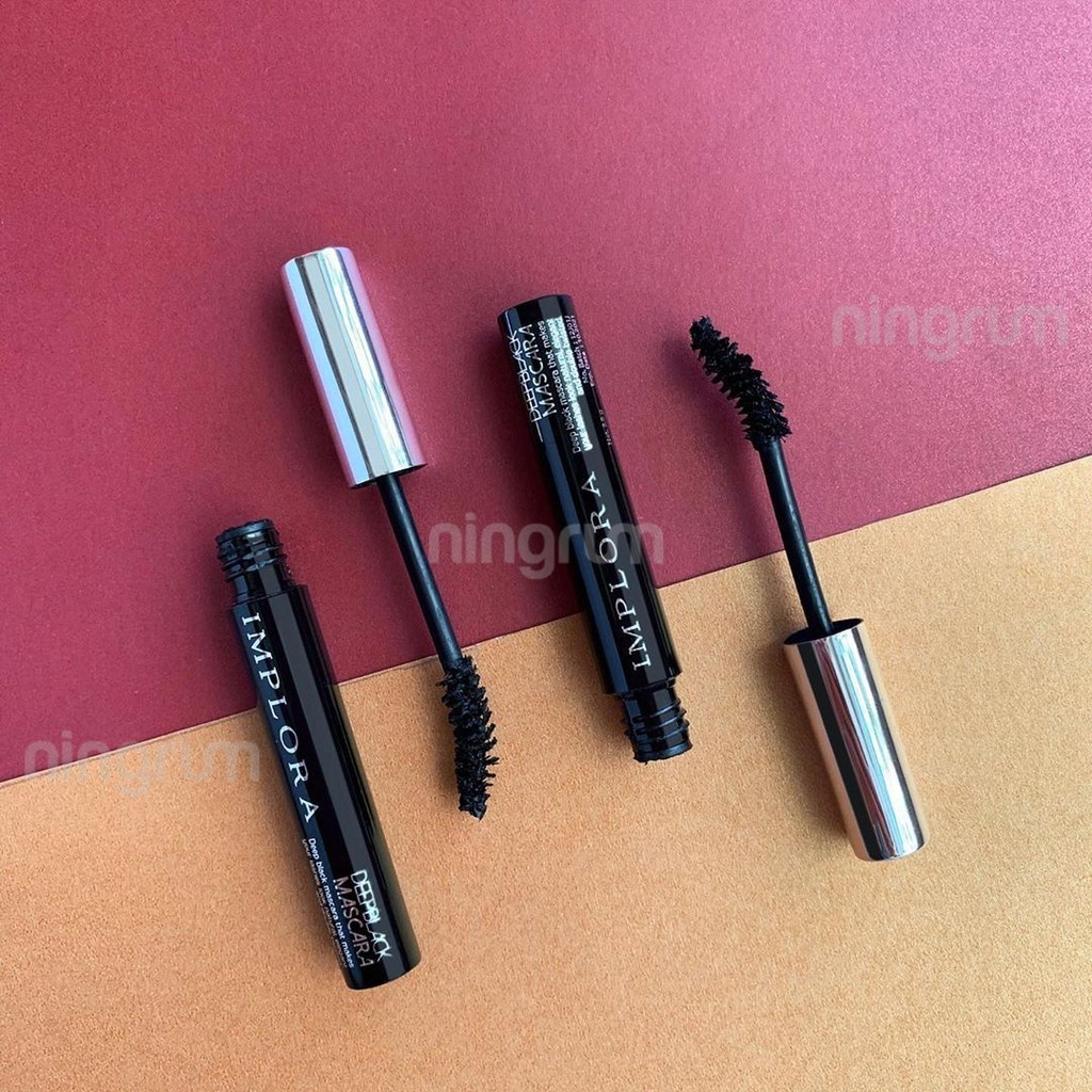 Ningrum - Implora Deep Black Mascara 100% Original | Maskara Implora Extra Black - 5114