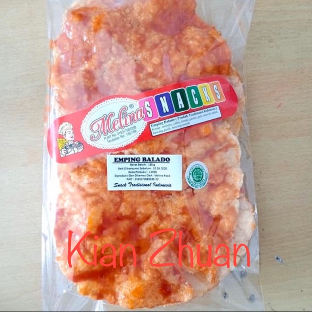 Melina Emping Balado 180gr