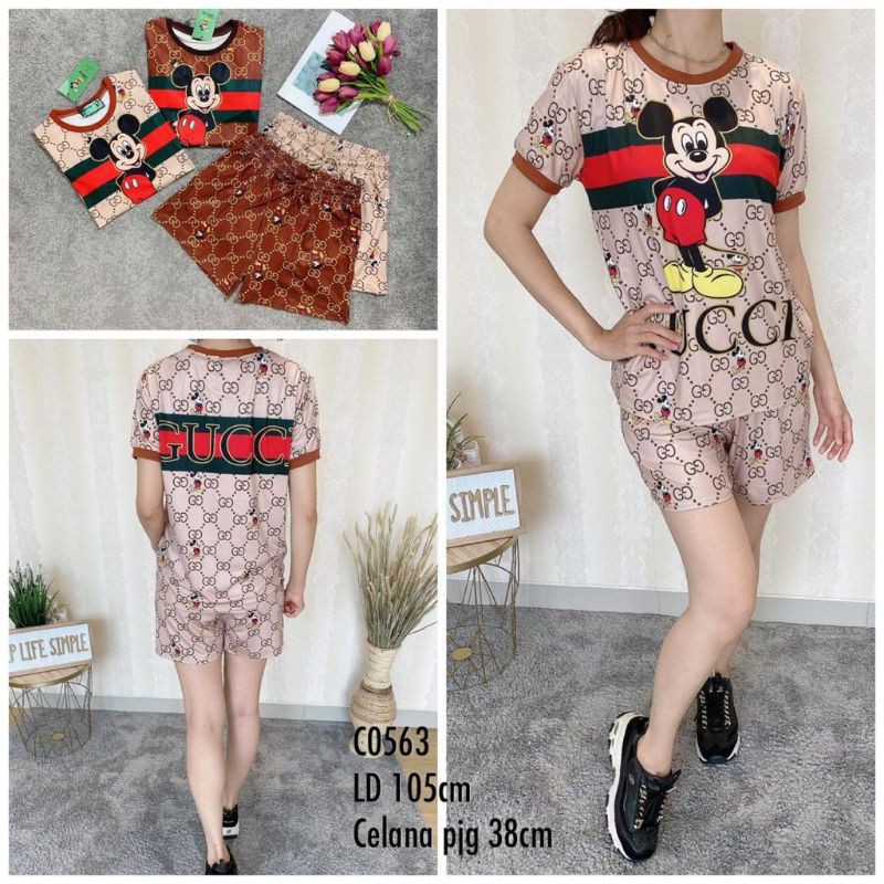 ONE SET IMPORT MOTIF GUCCI