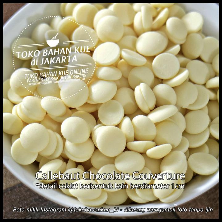 

TERBARUU!! Callebaut Finest Belgian Chocolate White Callets Putih Coklat 500gram SALE