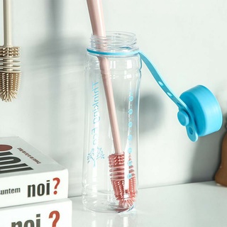 SIKAT BOTOL GELAS SILIKON | BOTTLE SILICONE BRUSH GAGANG PANJANG | SIKAT PEMBERSIH BOTOL / GELAS GAGANG PANJANG BAHAN SILIKON