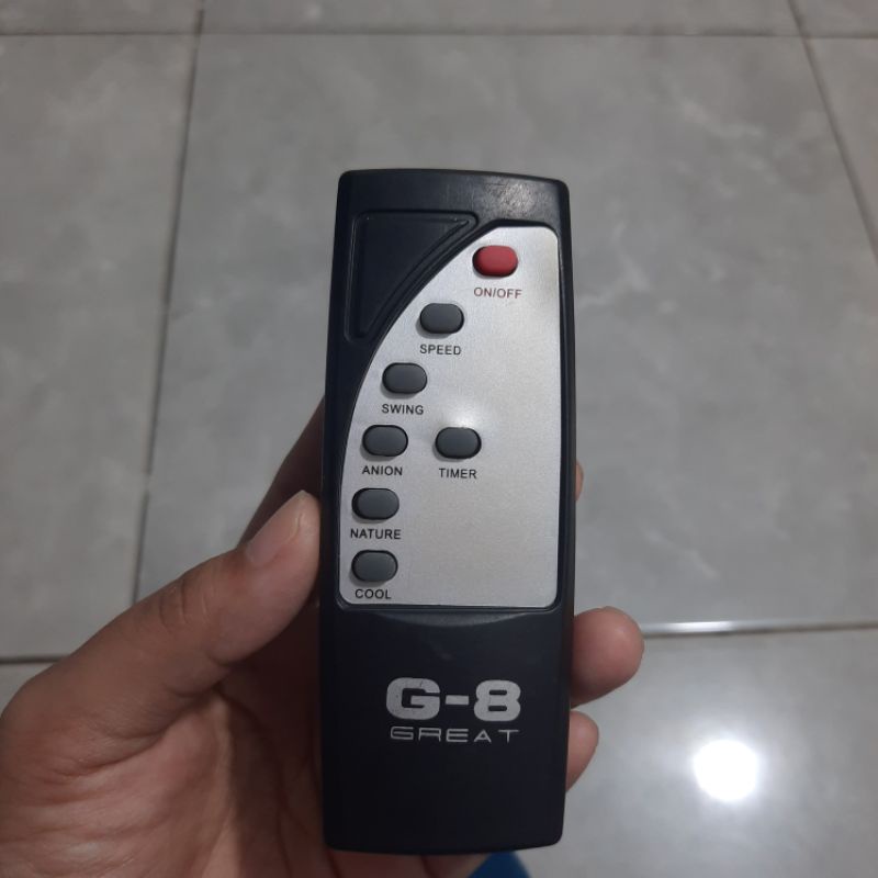 REMOTE REMOT KIPAS ANGIN G-8 GREAT ORIGINAL ASLI