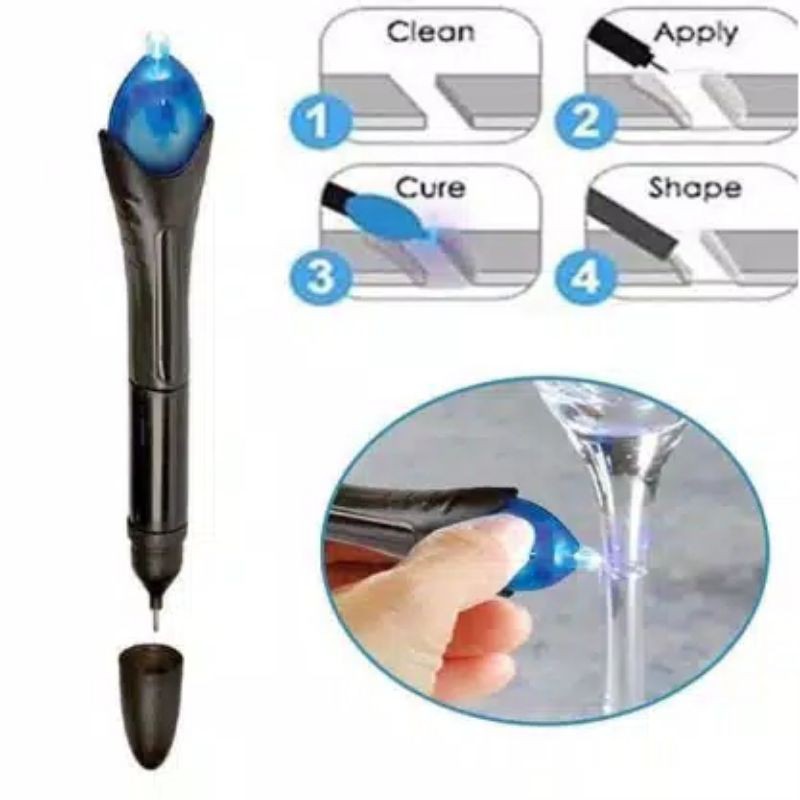 LEM SINAR UV LEM KACA DAN ACRYLIK