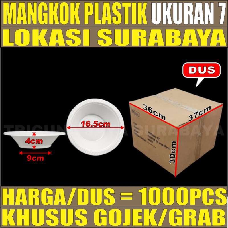 Mangkok plastik M7 Dus Besar L uk 7 Semua Jasa Kirim Ekspedisi surabaya